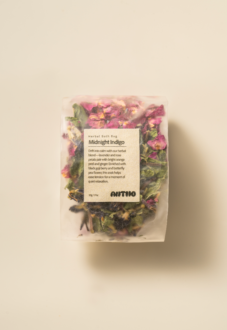 Herbal Bath Bag - Midnight Indigo