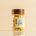 Gong Chrysanthemum single-origin flower tea in glass jar caffeine-free